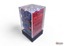 Gemini Blue-Red/gold 16mm d6 Dice Block (12 dice) - CHX26629